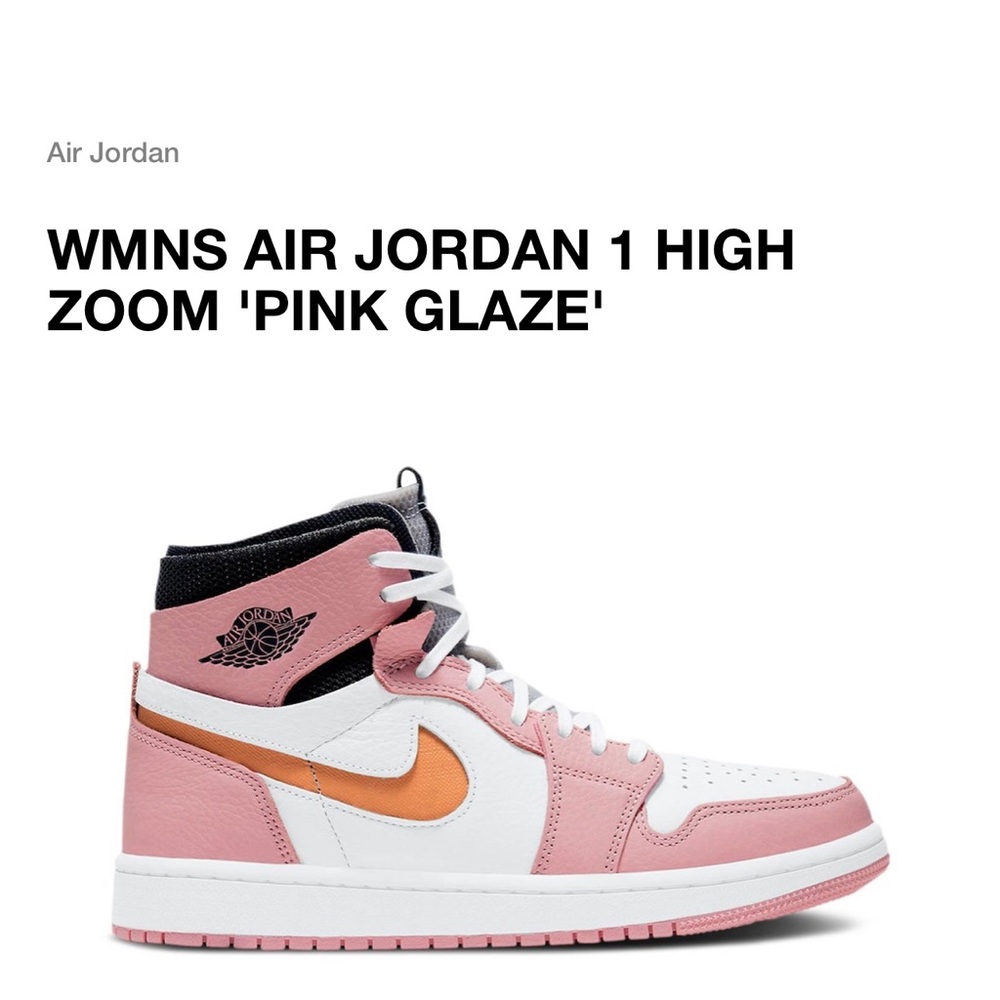 Jordan 1s PINK GLAZE